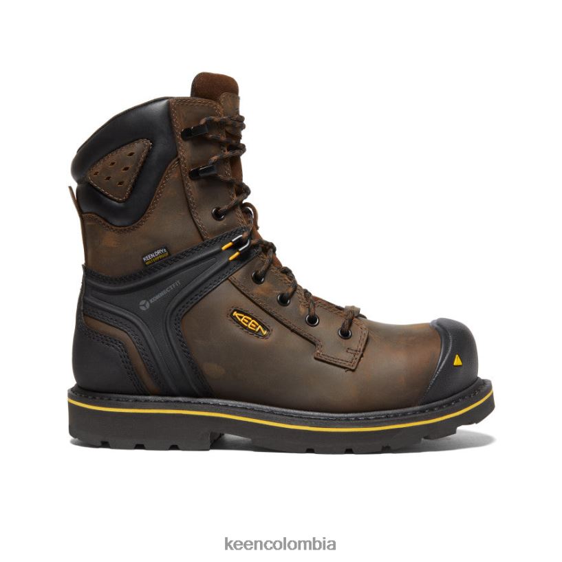 hombres Bota csa abitibi ii (puntera de fibra de carbono) marrón cascada/negro KEEN calzado 88N80822