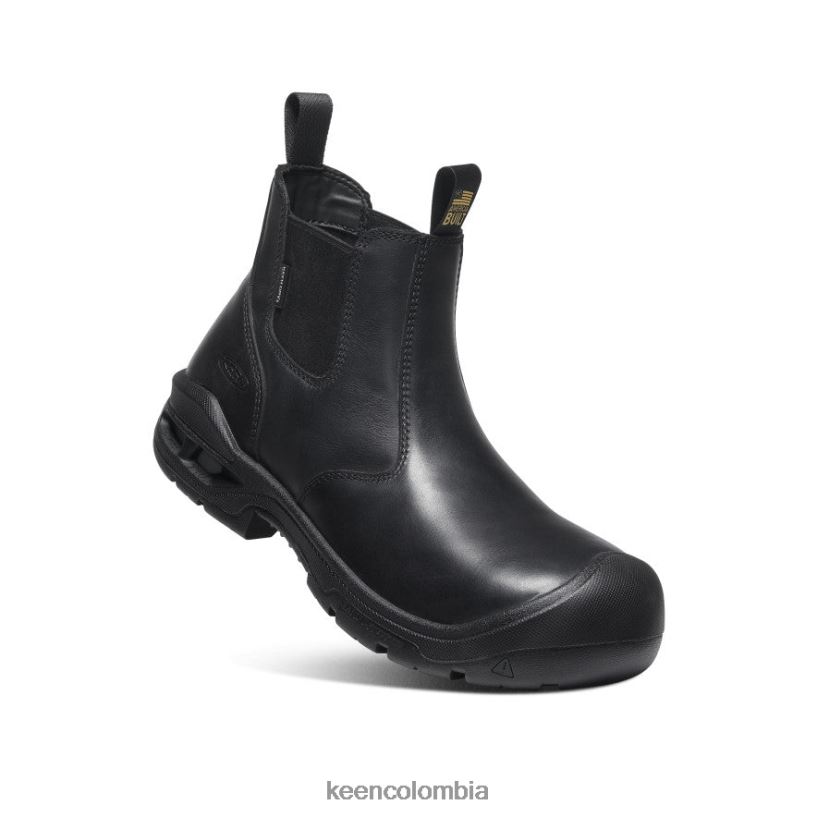 hombres Bota impermeable juneau romeo (puntera de fibra de carbono) negro KEEN calzado 88N808242