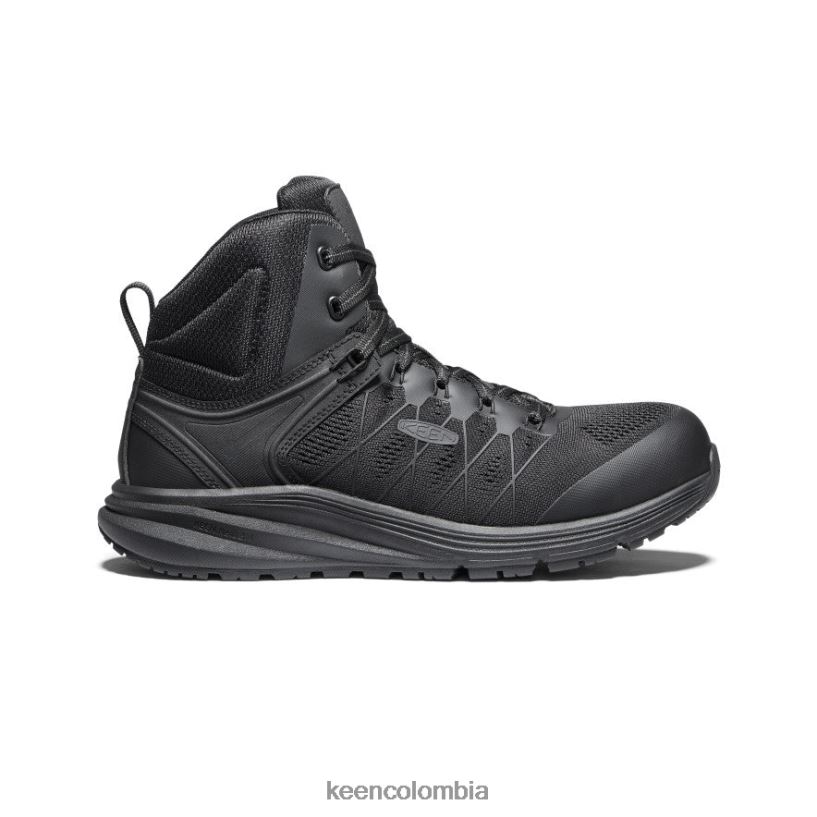 hombres Vista Energy Mid (puntera de fibra de carbono) Cuervo negro KEEN calzado 88N808139