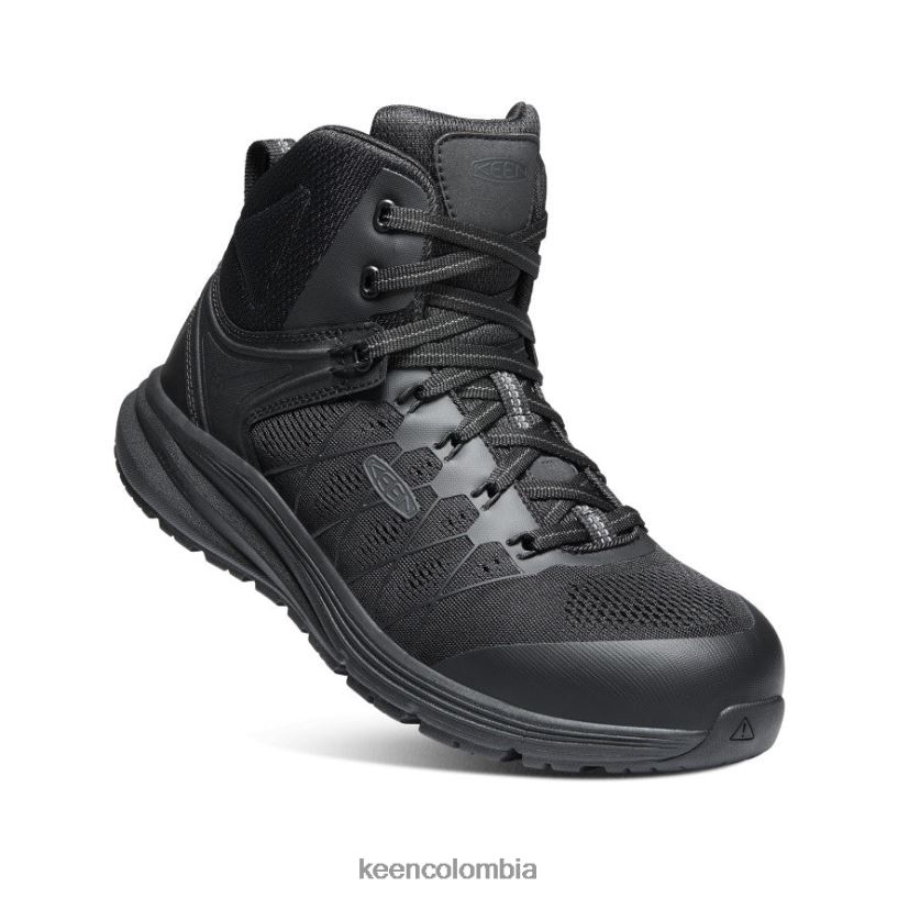 hombres Vista Energy Mid (puntera de fibra de carbono) Cuervo negro KEEN calzado 88N808139