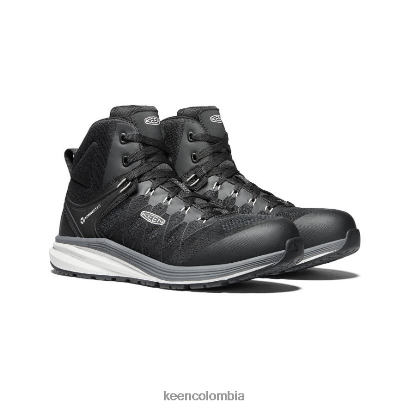hombres Vista Energy Mid (puntera de fibra de carbono) vapor/negro KEEN calzado 88N808140