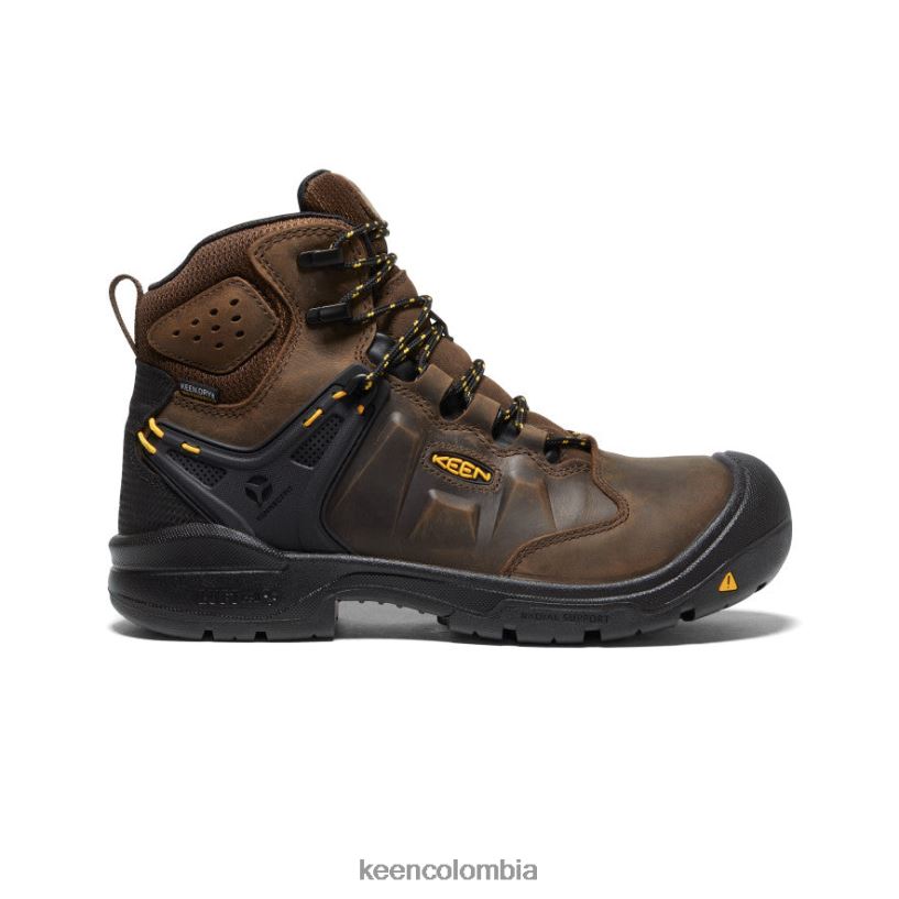 hombres dover 6" tierra oscura/negro KEEN calzado 88N808174