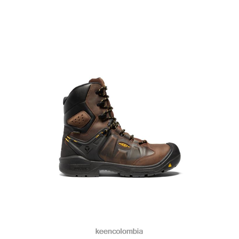 hombres dover 8" tierra oscura/negro KEEN calzado 88N808237