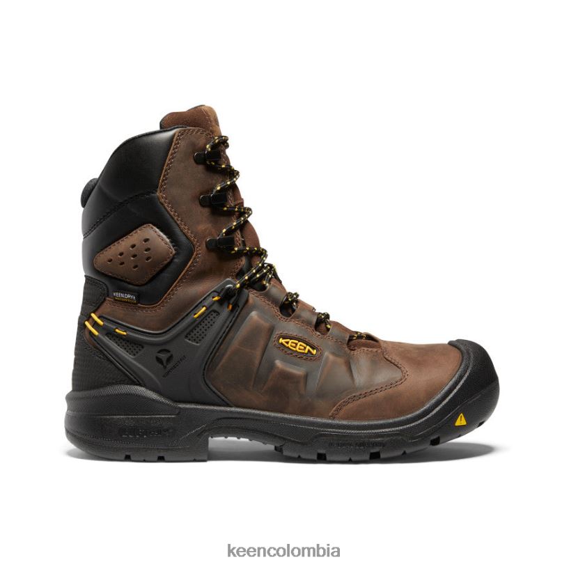 hombres dover 8" tierra oscura/negro KEEN calzado 88N808344