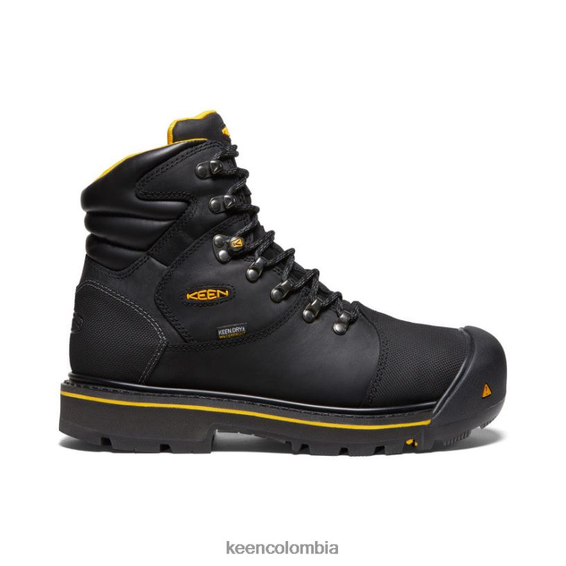 hombres milwaukee impermeable (puntera de acero) negro KEEN calzado 88N808363