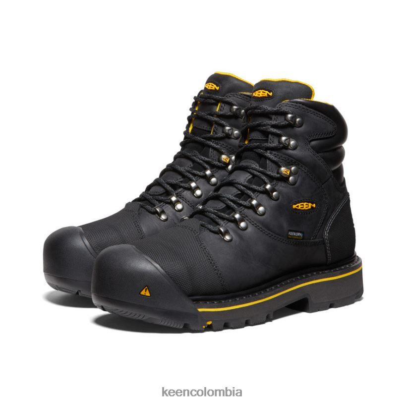 hombres milwaukee impermeable (puntera de acero) negro KEEN calzado 88N808363