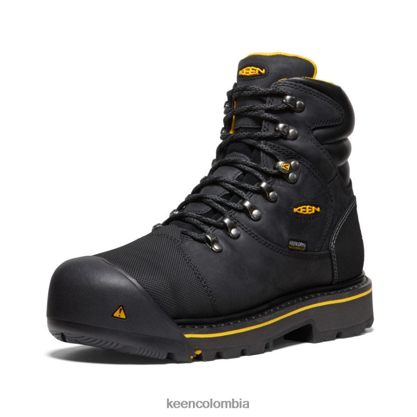 hombres milwaukee impermeable (puntera de acero) negro KEEN calzado 88N808363