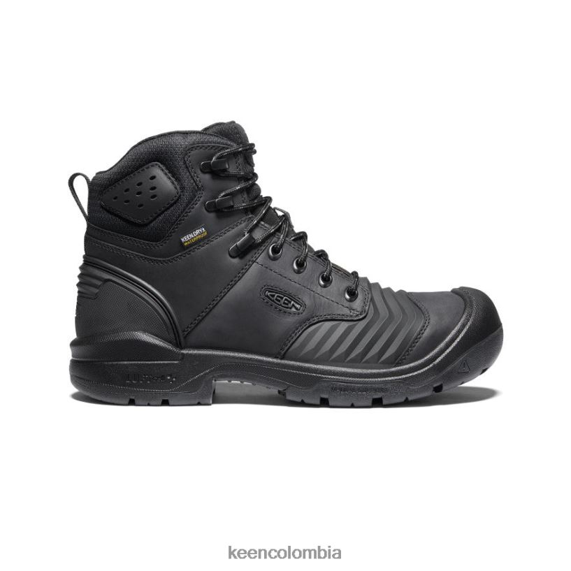 hombres portland 6" negro KEEN calzado 88N808305