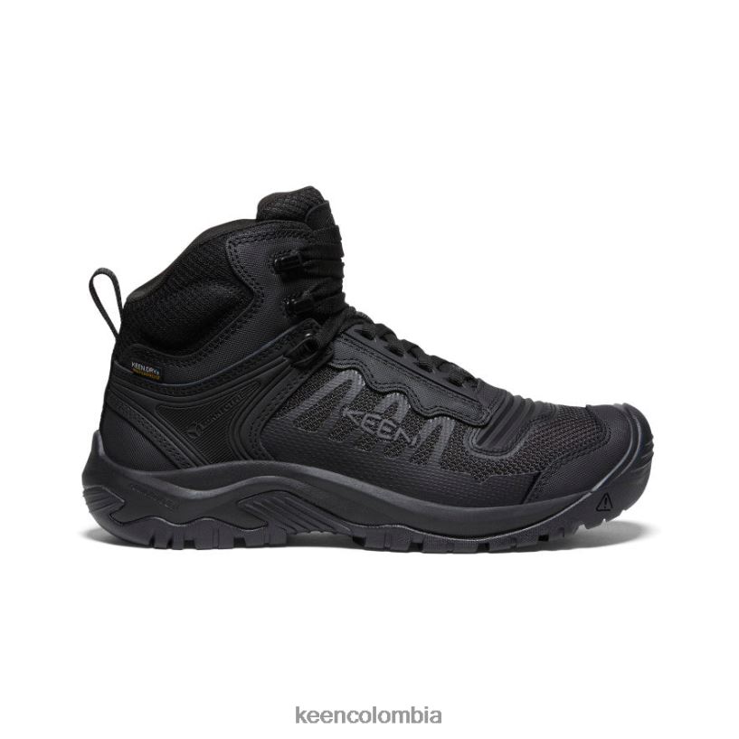 hombres reno kbf impermeable medio (puntera blanda) negro KEEN calzado 88N8085