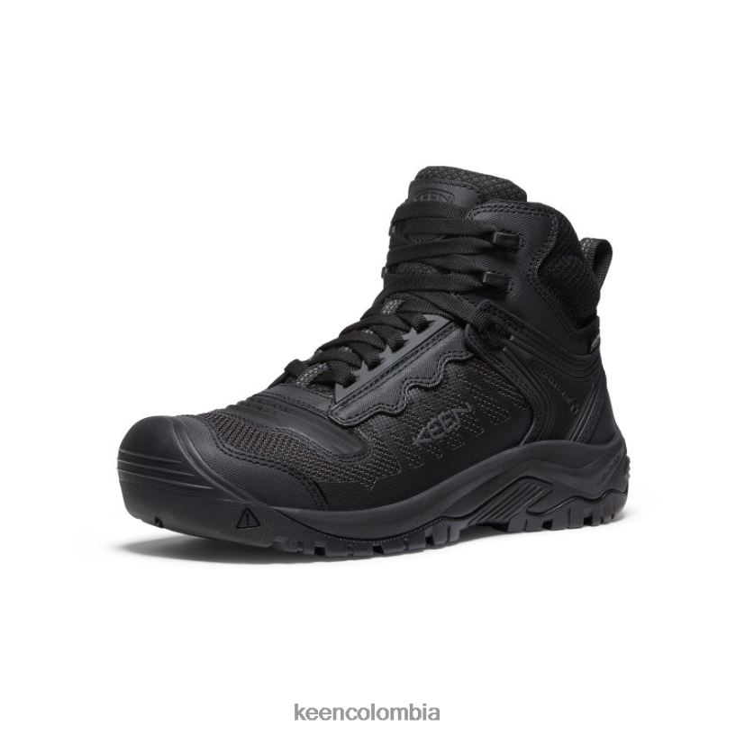 hombres reno kbf impermeable medio (puntera blanda) negro KEEN calzado 88N8085