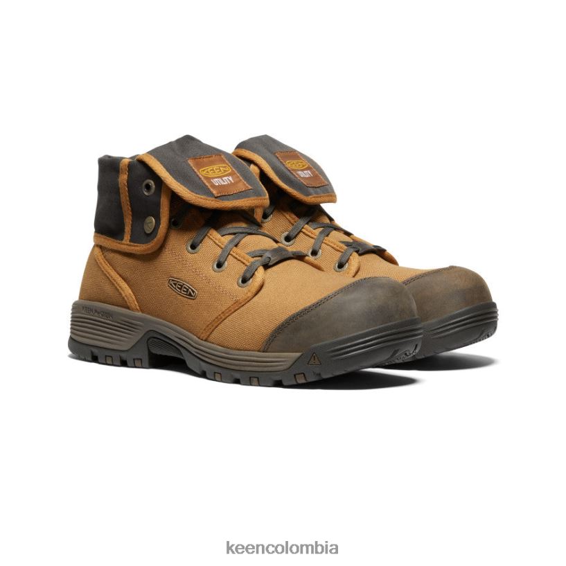 hombres roswell mid (puntera de fibra de carbono) almendra/oliva negra KEEN calzado 88N808281