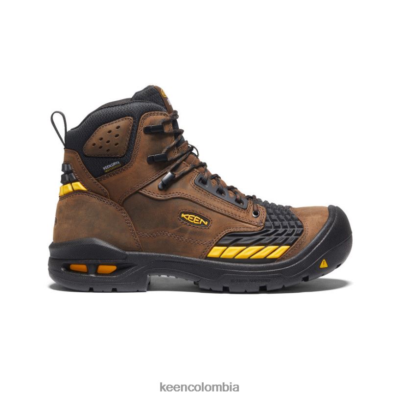 hombres troya 6" tierra oscura/negro KEEN calzado 88N808255