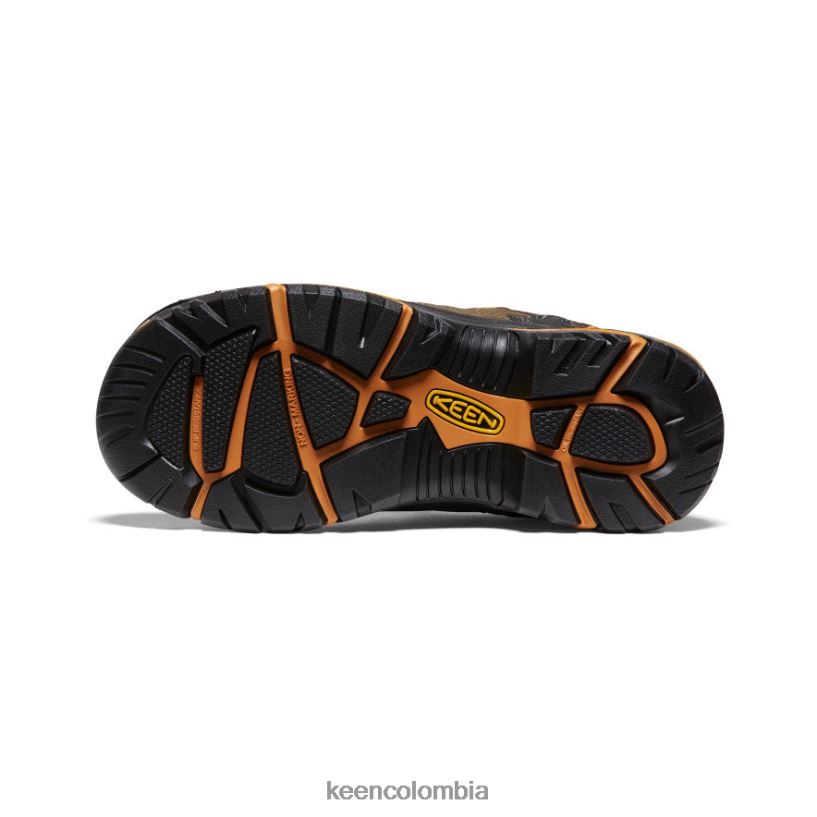 hombres Braddock bajo (punta blanda) cascada/ocre naranja KEEN calzado 88N808349