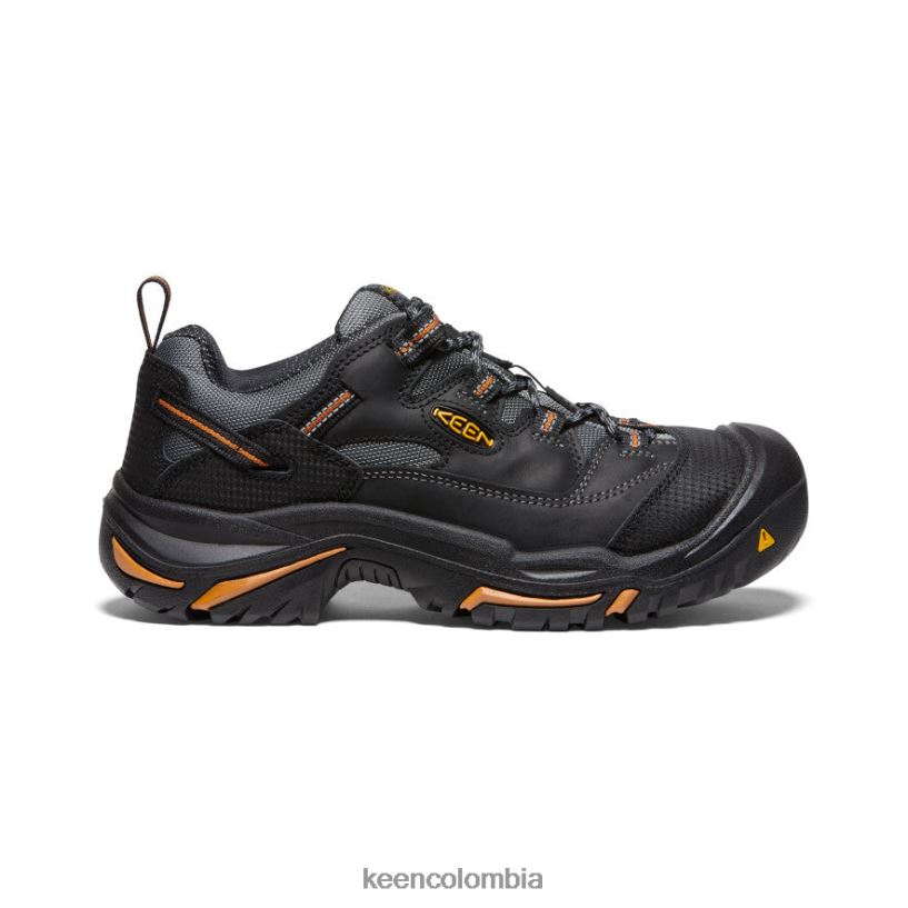 hombres Braddock bajo (puntera de acero) negro/bossa nova KEEN calzado 88N808355