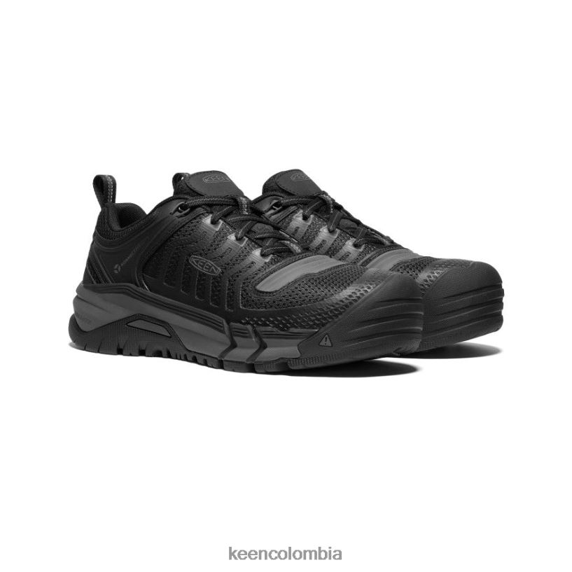 hombres Kansas City (puntera de fibra de carbono) negro/pistola KEEN calzado 88N808233