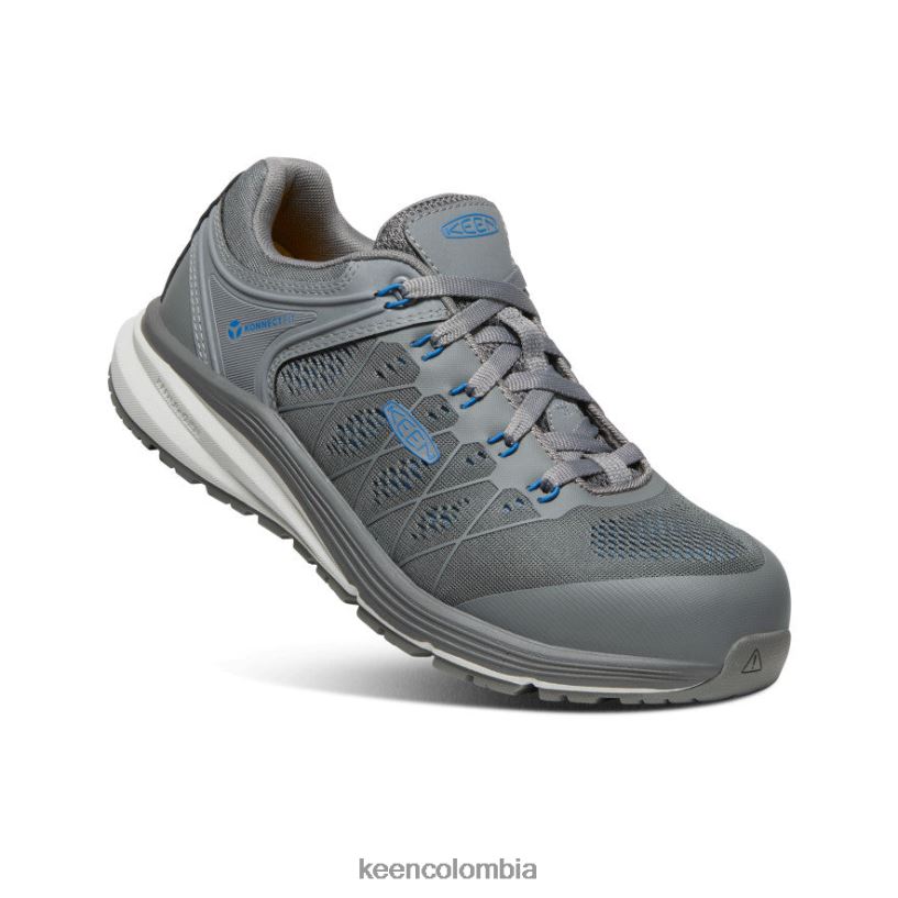 hombres Vista Energy (puntera de fibra de carbono) gris acero/azul baleine KEEN calzado 88N808159