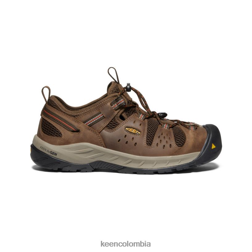 hombres atlanta cool ii (puntera de acero) shitake/óxido KEEN calzado 88N808278