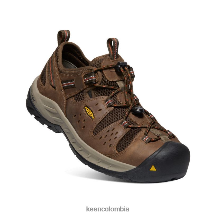 hombres atlanta cool ii (puntera de acero) shitake/óxido KEEN calzado 88N808278