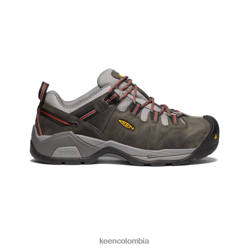 hombres detroit xt internal met (puntera de acero) gris acero/bossa nova KEEN calzado 88N808338