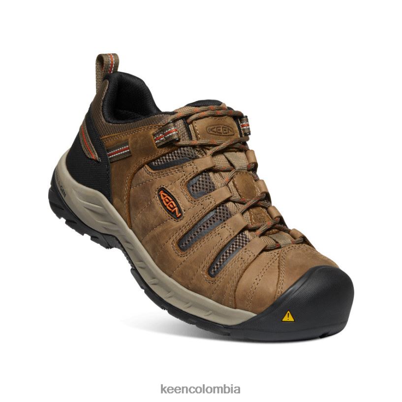 hombres pedernal ii (punta de acero) shitake/óxido KEEN calzado 88N808254