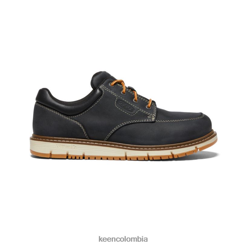 hombres san jose oxford (puntera de aluminio) negro/blanco roto KEEN calzado 88N808299