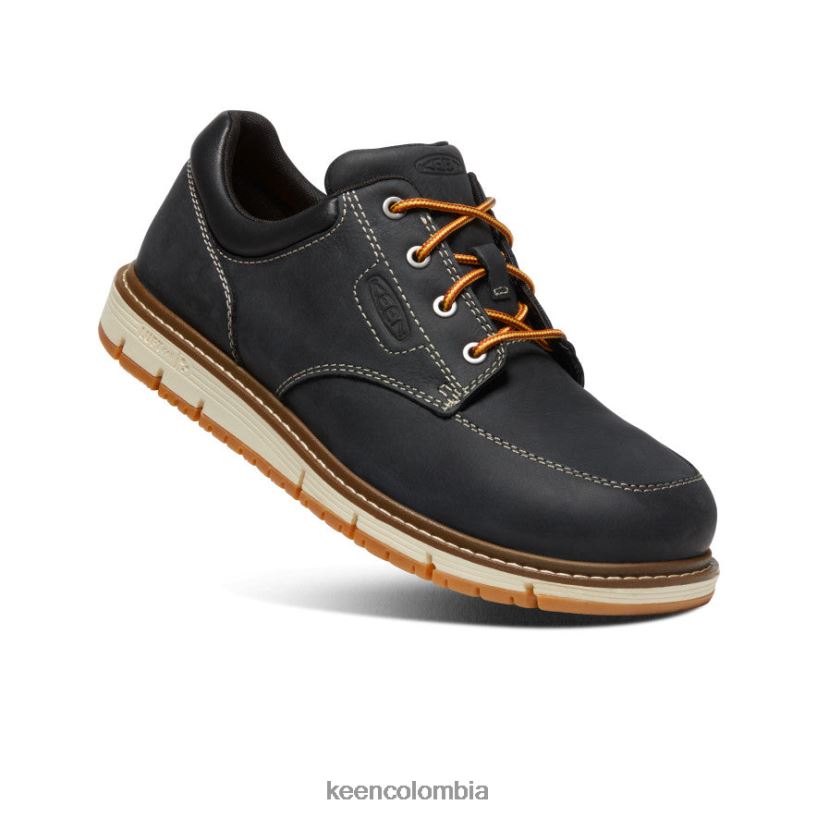 hombres san jose oxford (puntera de aluminio) negro/blanco roto KEEN calzado 88N808299