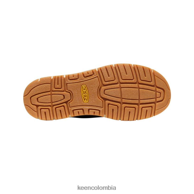 hombres san jose oxford (puntera de aluminio) negro/blanco roto KEEN calzado 88N808299