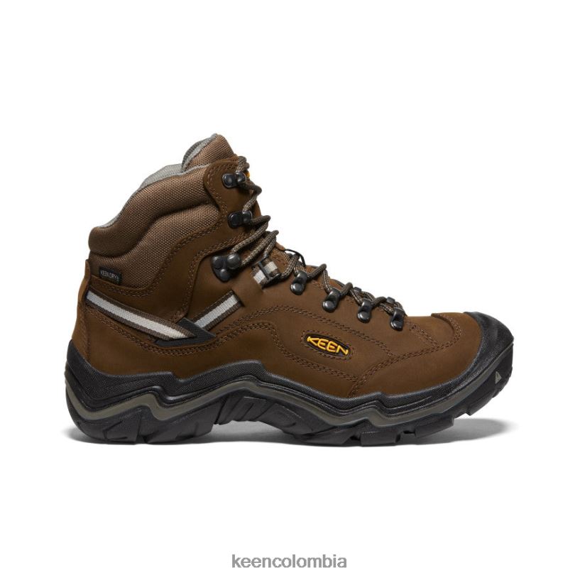 hombres bota impermeable durand ii ancha marrón cascada/gárgola KEEN calzado 88N808345