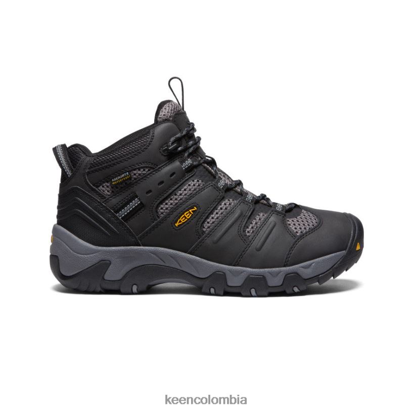 hombres bota impermeable koven negro/gris acero KEEN calzado 88N808320