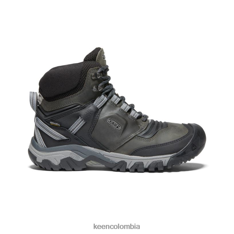 hombres bota impermeable ridge flex imán/negro KEEN calzado 88N808141