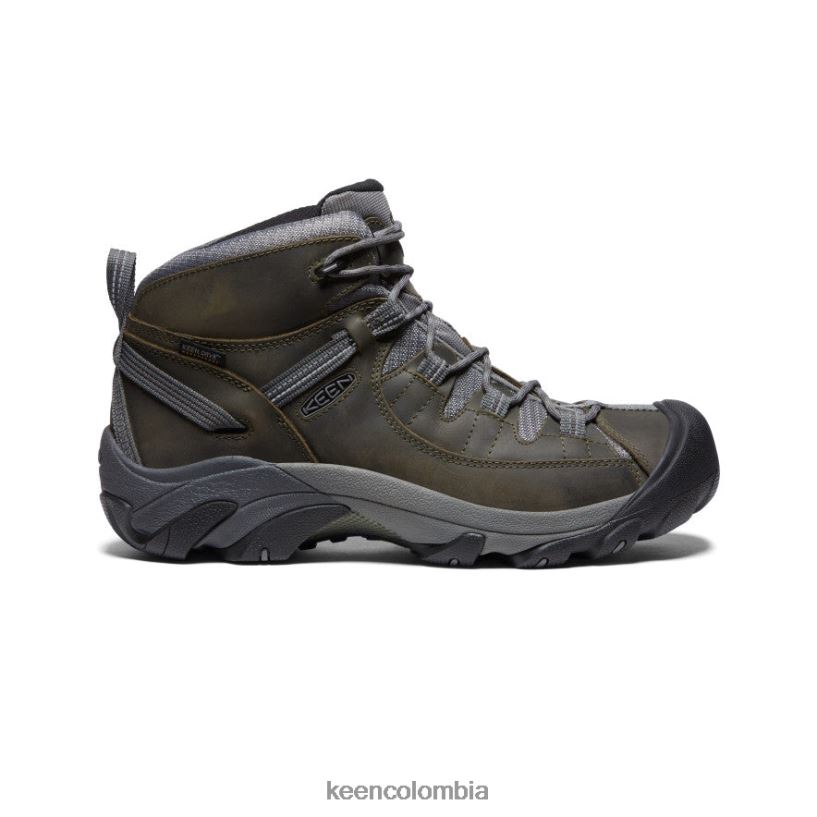 hombres botas de montaña impermeables targhee ii gris acero/imán KEEN calzado 88N808152