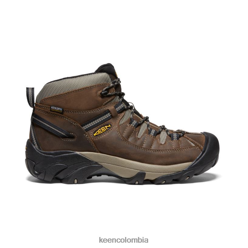 hombres botas de montaña impermeables targhee ii shitake/atigrado KEEN calzado 88N808155