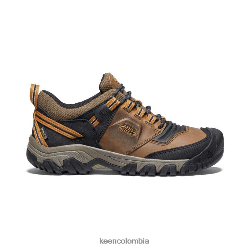 hombres cresta flexible impermeable bisonte/marrón dorado KEEN calzado 88N808250