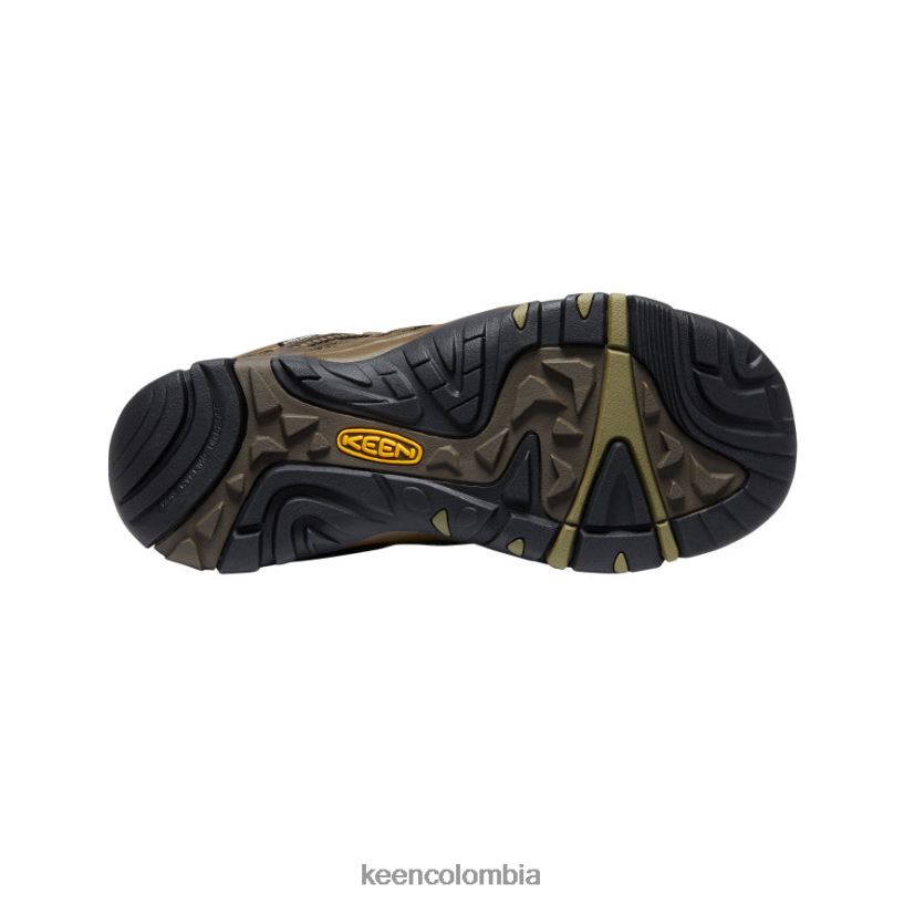 hombres siskiyou impermeable medio oliva oscuro/verde oliva KEEN calzado 88N808327