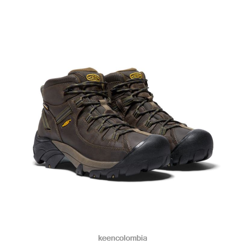 hombres targhee ii impermeable medio ancho cantimplora/oliva oscura KEEN calzado 88N808247