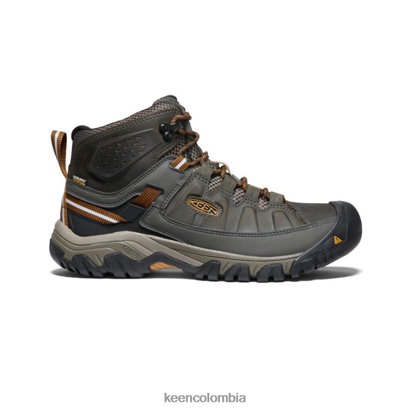 hombres targhee iii impermeable medio negro oliva/marrón dorado KEEN calzado 88N808230