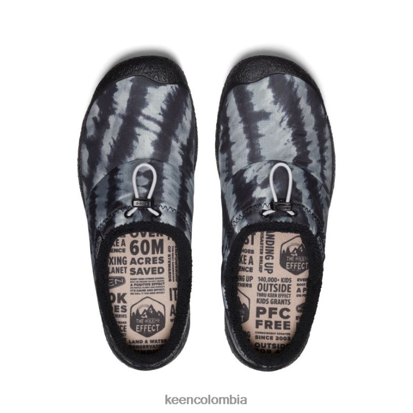 hombres diapositiva howser iii teñido anudado negro KEEN calzado 88N80898