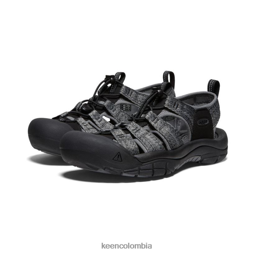hombres newport h2 negro/gris acero KEEN calzado 88N80841