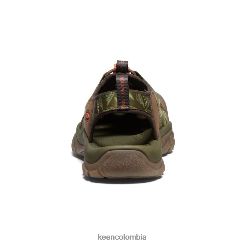 hombres newport retro x oso ahumado oso ahumado/oliva militar KEEN calzado 88N80882