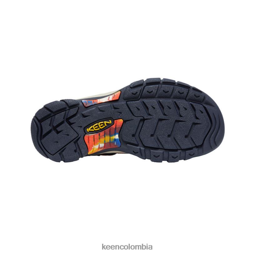 hombres newport x al aire libre afro naranja maravilloso/azul marino KEEN calzado 88N80885