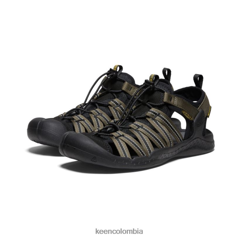 hombres sandalia drift creek h2 oliva oscuro/negro KEEN calzado 88N808109