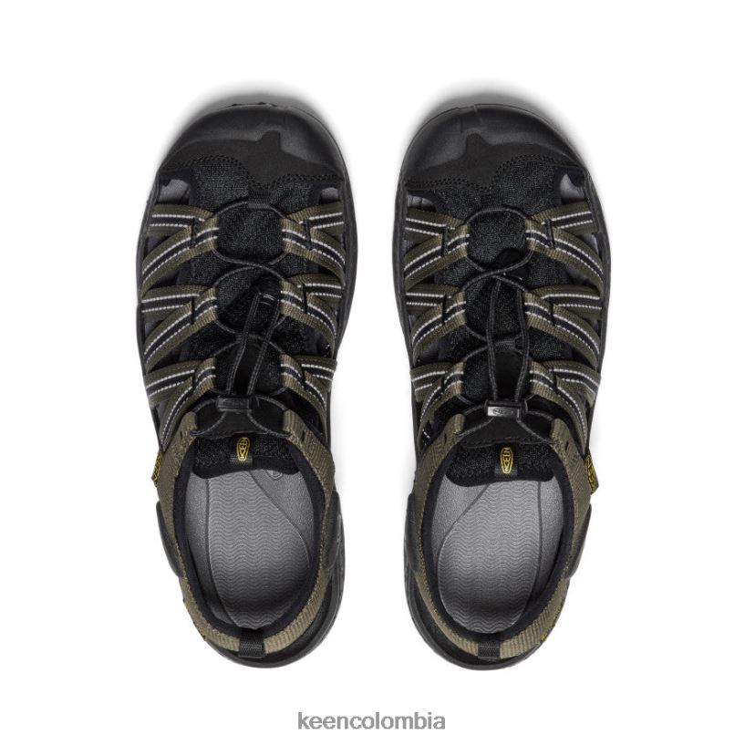 hombres sandalia drift creek h2 oliva oscuro/negro KEEN calzado 88N808109