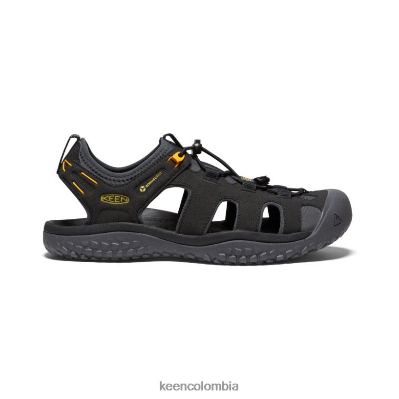 hombres sandalia solr oro negro KEEN calzado 88N808342