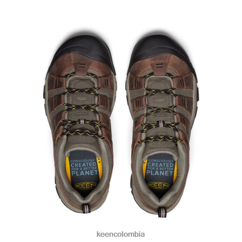 hombres caminata de newport coco tostado/oro viejo KEEN calzado 88N80836