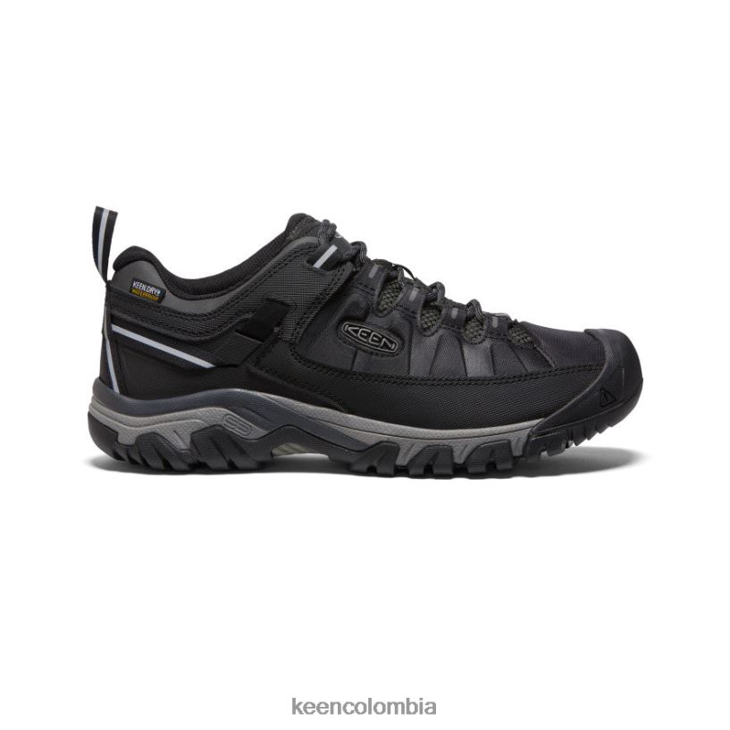 hombres targhee exp impermeable negro/gris acero KEEN calzado 88N808295