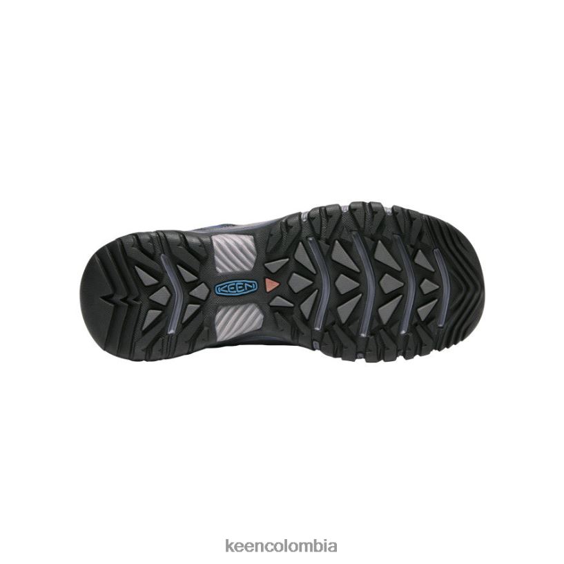 hombres targhee iii impermeable gris acero/azul capitán KEEN calzado 88N808150