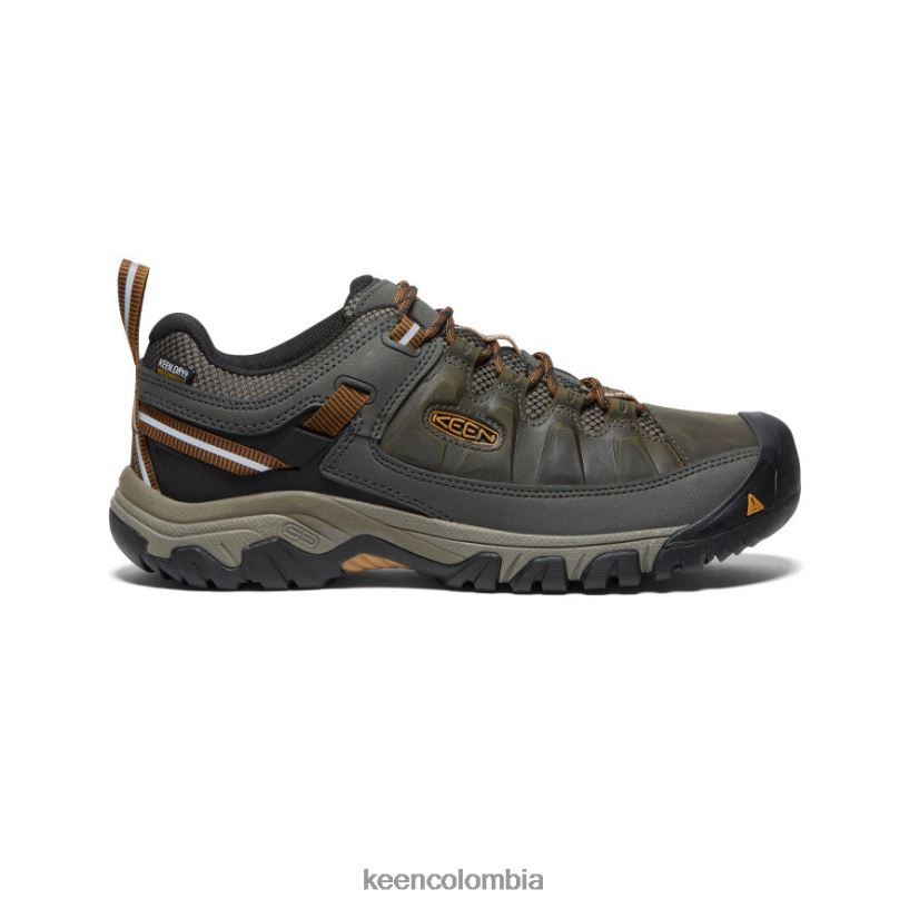 hombres targhee iii impermeable negro oliva/marrón dorado KEEN calzado 88N808149