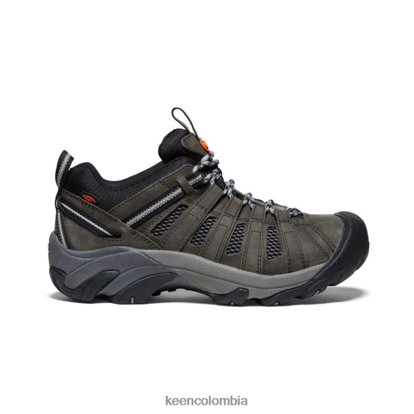 hombres viajero gris acero/ibis escarlata KEEN calzado 88N80864