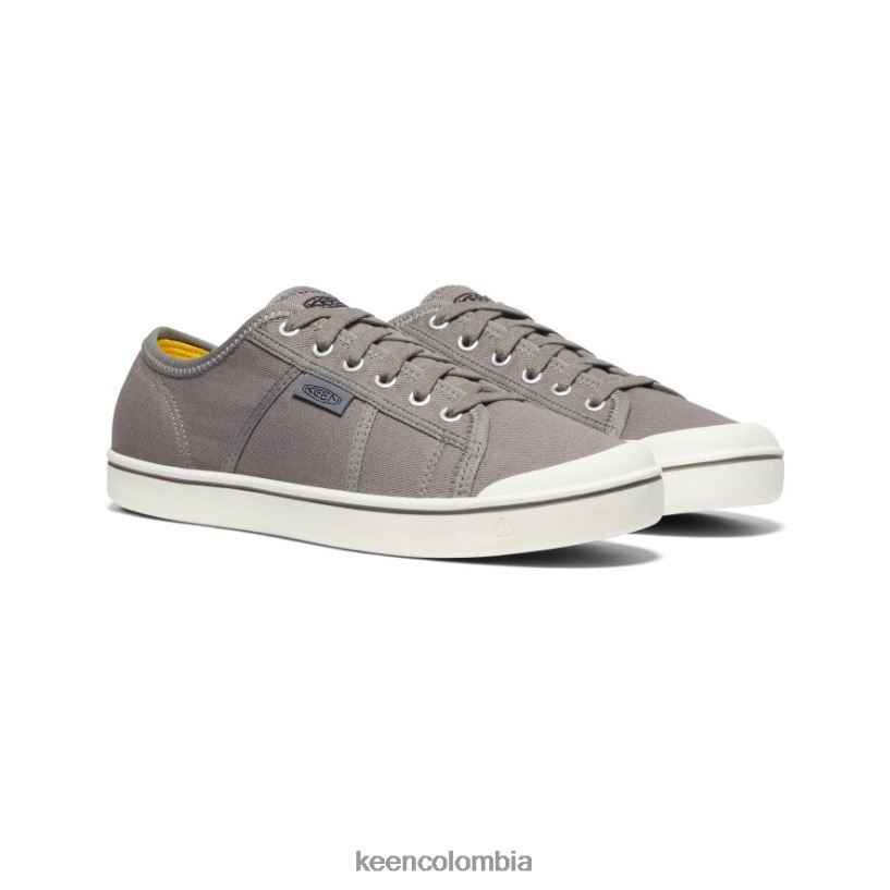 hombres zapatilla eldon gris acero/blanco estrella KEEN calzado 88N808263