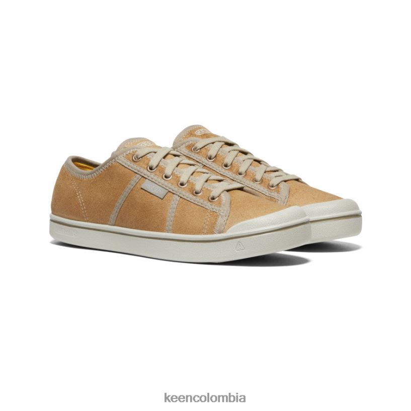hombres zapatillas eldon de cuero cosecha beige/abedul plateado KEEN calzado 88N808285